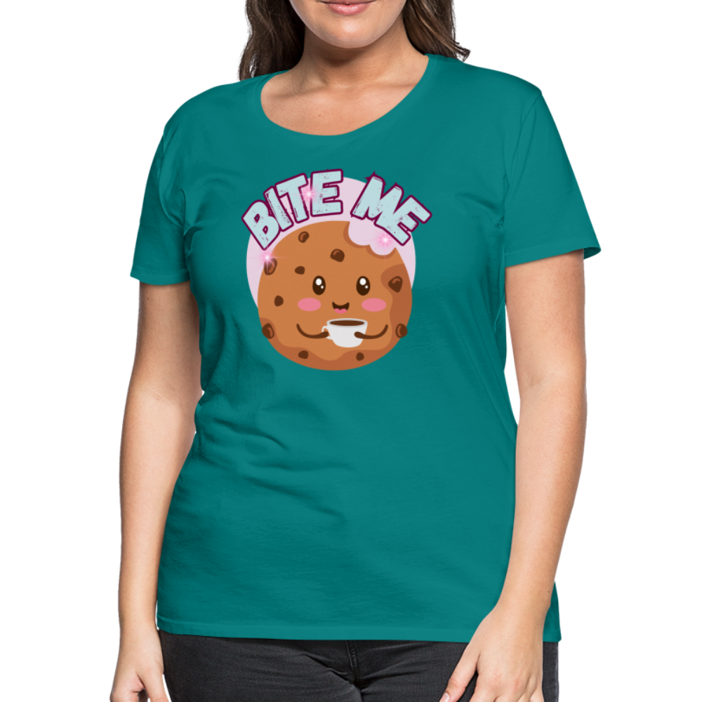 Bite Me – Women’s Premium T-Shirt - teal