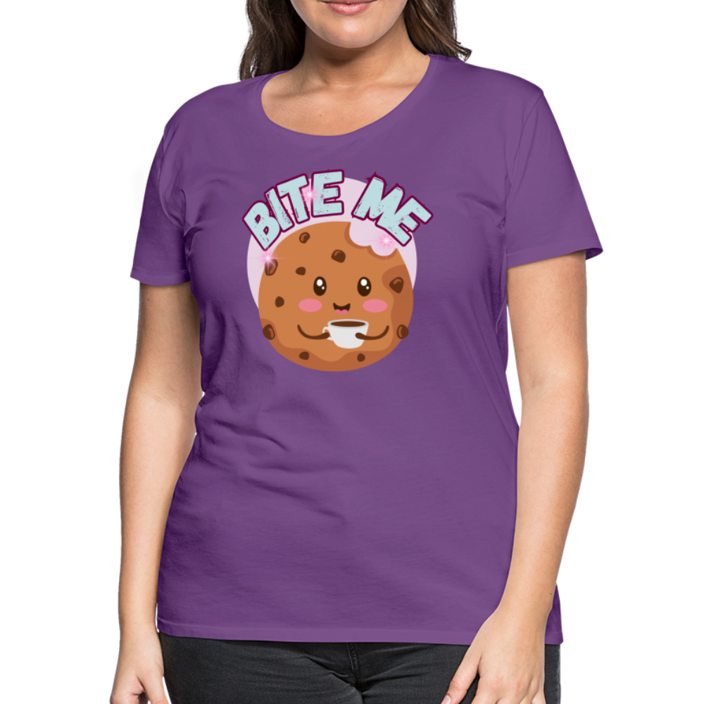 Bite Me – Women’s Premium T-Shirt - purple