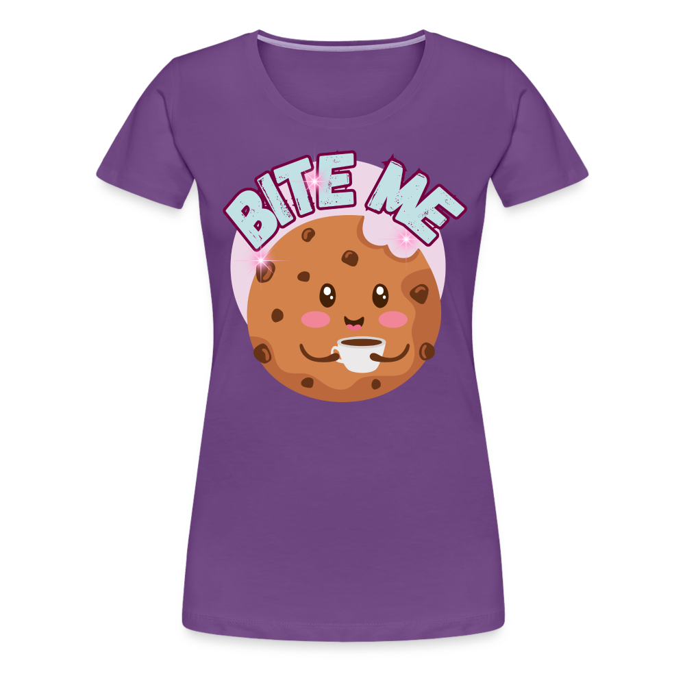 Bite Me – Women’s Premium T-Shirt - purple