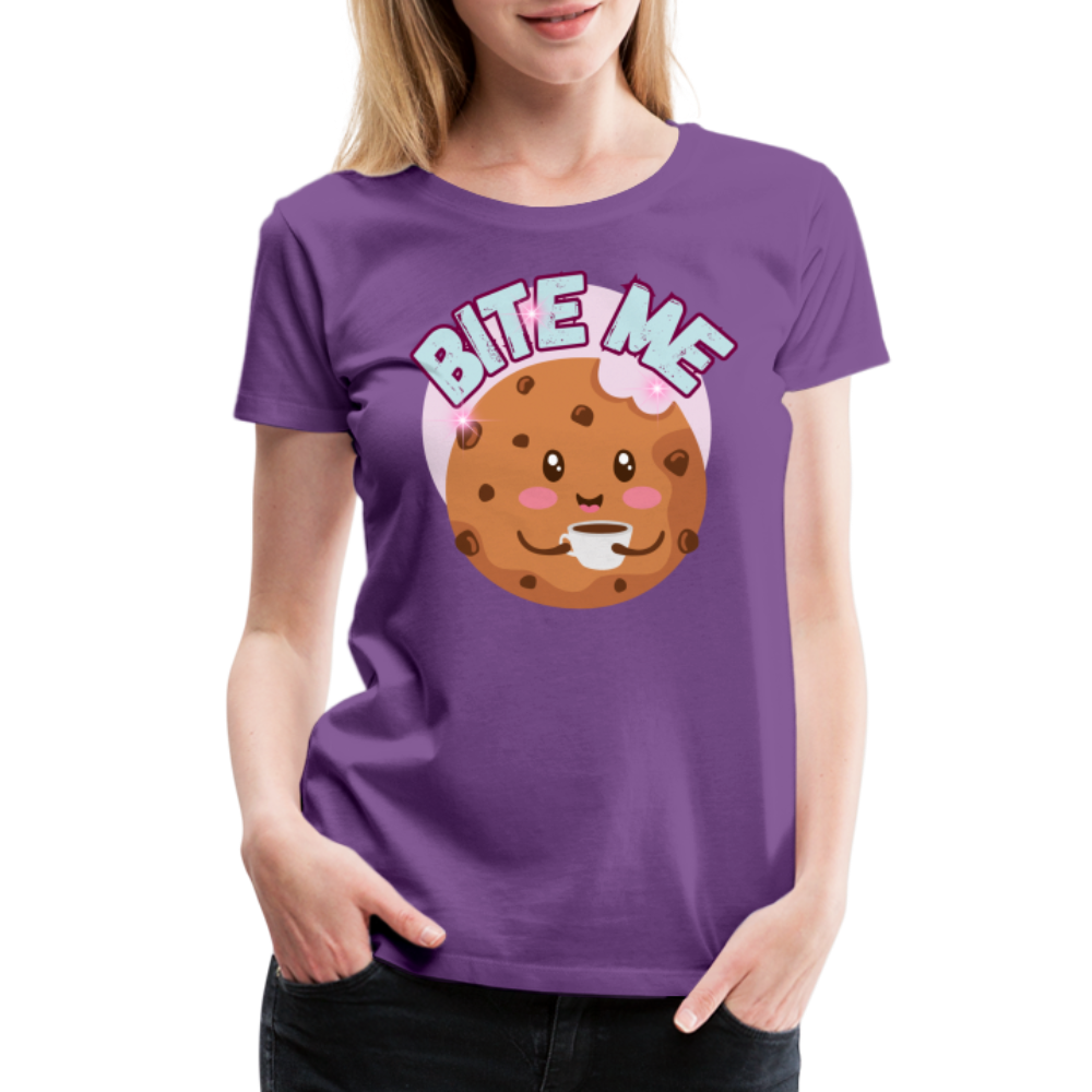 Bite Me – Women’s Premium T-Shirt - purple