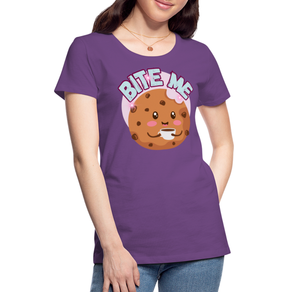 Bite Me – Women’s Premium T-Shirt - purple