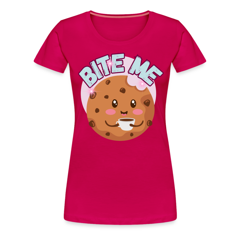 Bite Me – Women’s Premium T-Shirt - dark pink