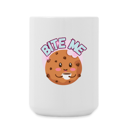 Bite Me – Coffee/Tea Mug 15 oz - white