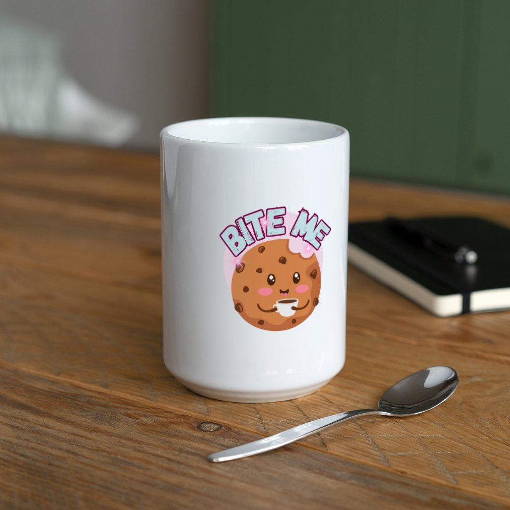 Bite Me – Coffee/Tea Mug 15 oz - white