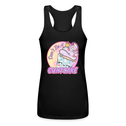"Cupcake" – Women’s Performance Racerback Tank Top - black