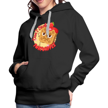 "Waffle" – Women’s Premium Hoodie - black