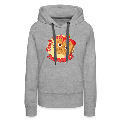 "Waffle" – Women’s Premium Hoodie - heather grey