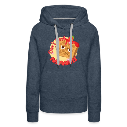 "Waffle" – Women’s Premium Hoodie - heather denim