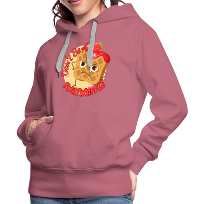 "Waffle" – Women’s Premium Hoodie - mauve