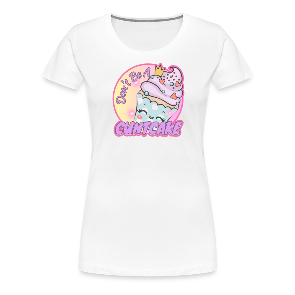 "Cupcake" – Women’s Premium T-Shirt - white