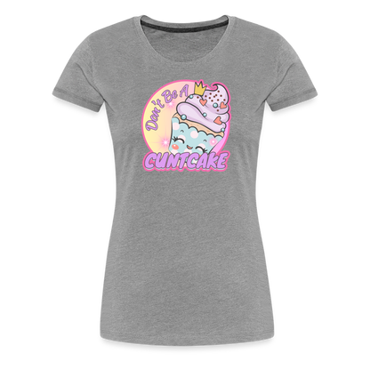 "Cupcake" – Women’s Premium T-Shirt - heather gray
