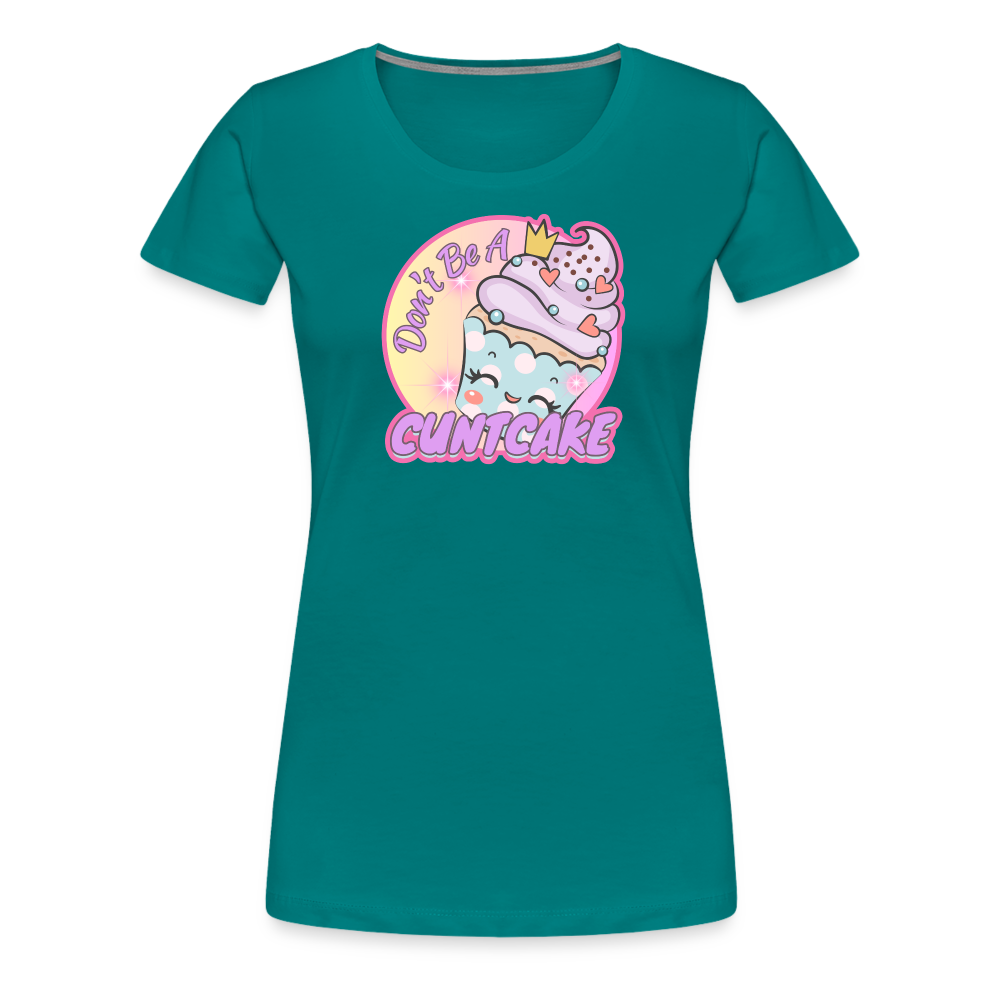 "Cupcake" – Women’s Premium T-Shirt - teal