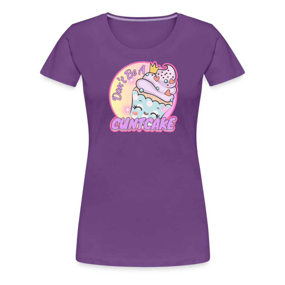"Cupcake" – Women’s Premium T-Shirt - purple