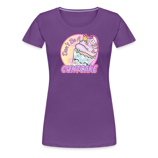 "Cupcake" – Women’s Premium T-Shirt - purple