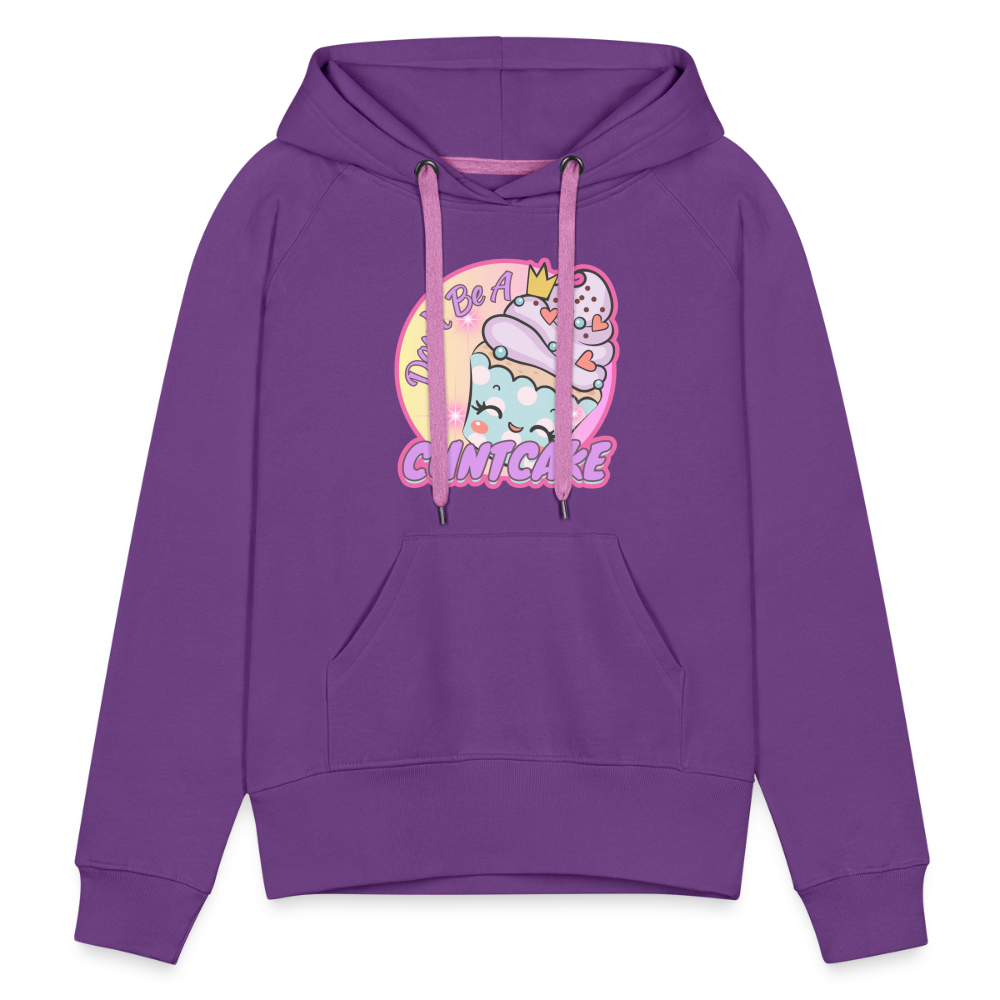 "Cupcake" – Women’s Premium Hoodie - purple 