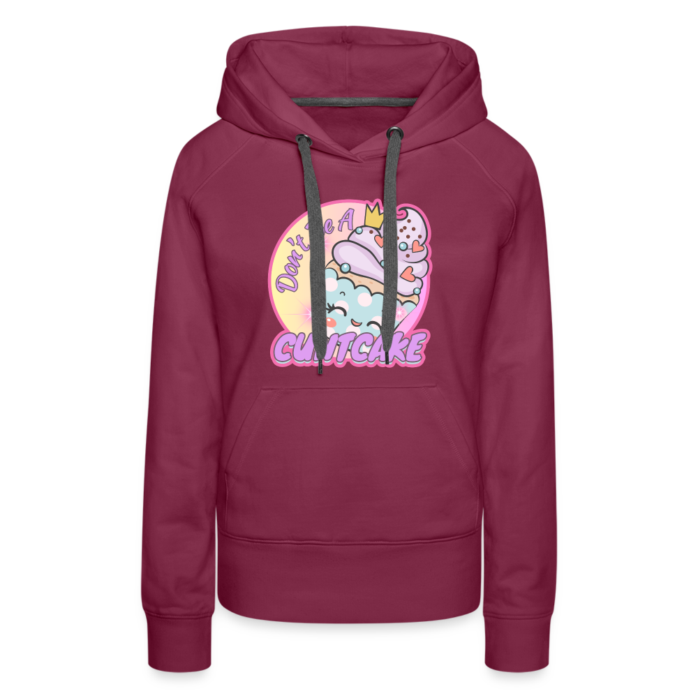 "Cupcake" – Women’s Premium Hoodie - burgundy