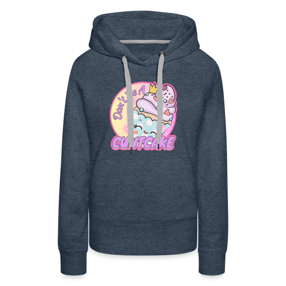 "Cupcake" – Women’s Premium Hoodie - heather denim