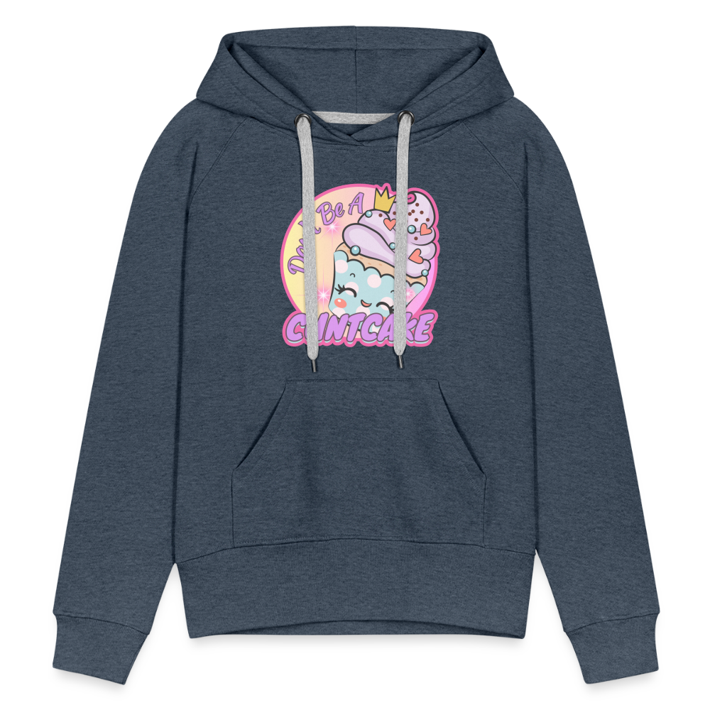 "Cupcake" – Women’s Premium Hoodie - heather denim