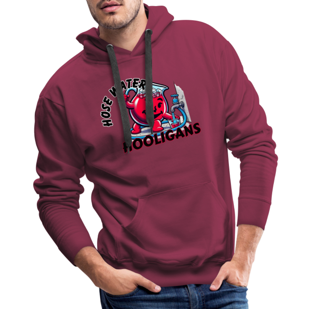 HOSEWATER HOOLIGAN Men’s Premium Hoodie - burgundy