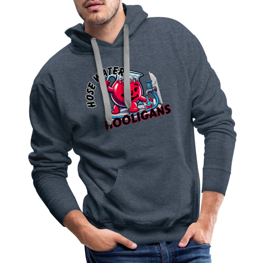 HOSEWATER HOOLIGAN Men’s Premium Hoodie - heather denim