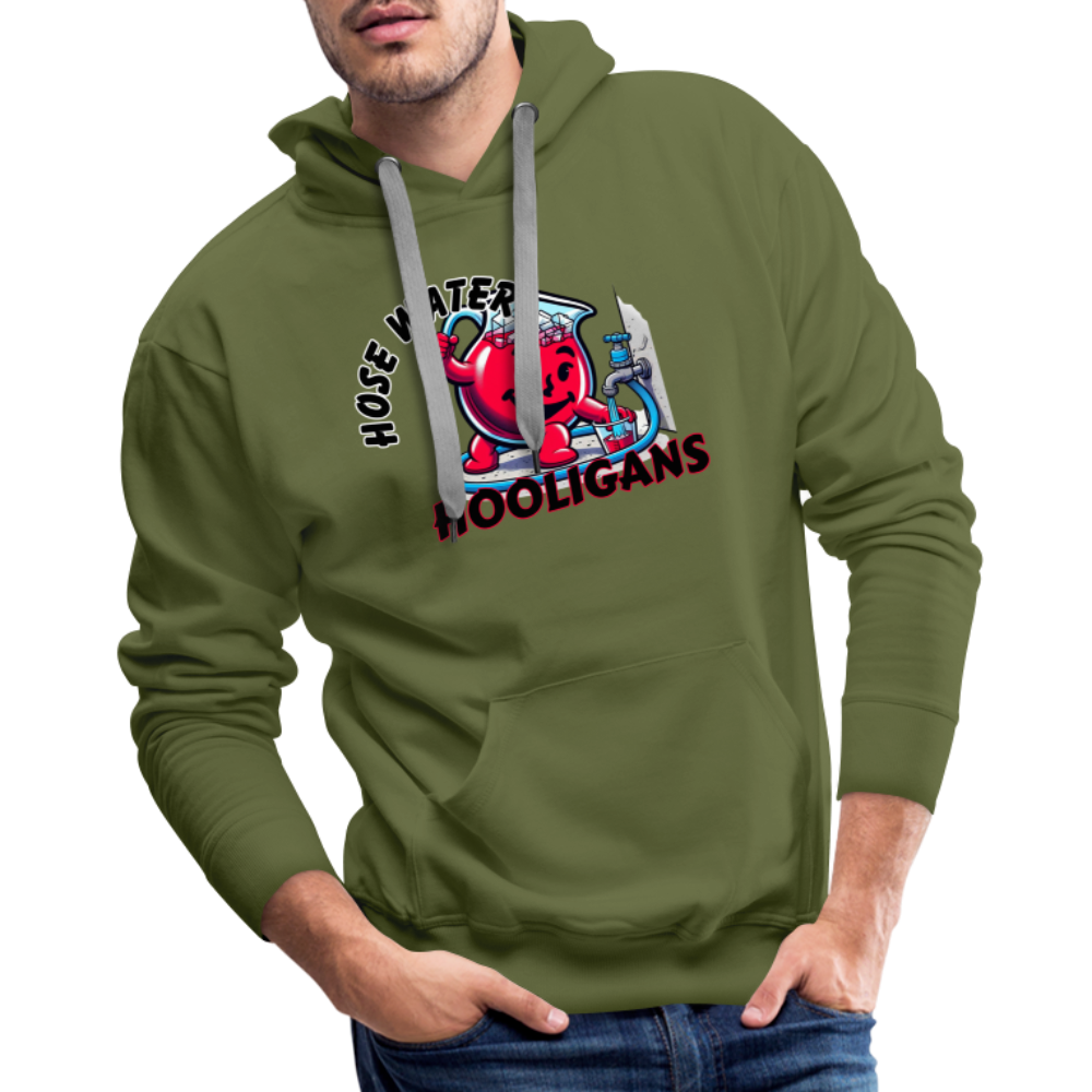 HOSEWATER HOOLIGAN Men’s Premium Hoodie - olive green