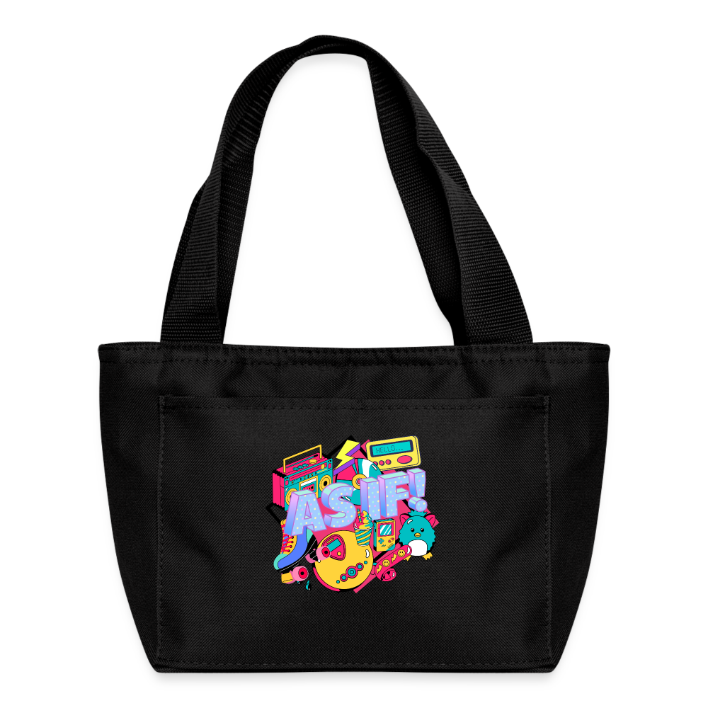 Recycled Insulated Lunch Bag - black