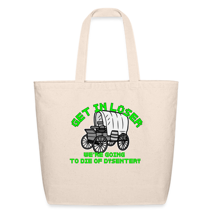 Dysentery Eco-Friendly Cotton Tote - natural