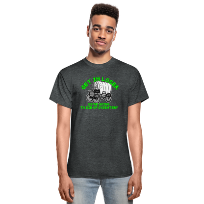 Dysentery Gildan Ultra Cotton Adult T-Shirt - deep heather
