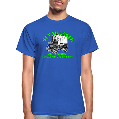 Dysentery Gildan Ultra Cotton Adult T-Shirt - royal blue