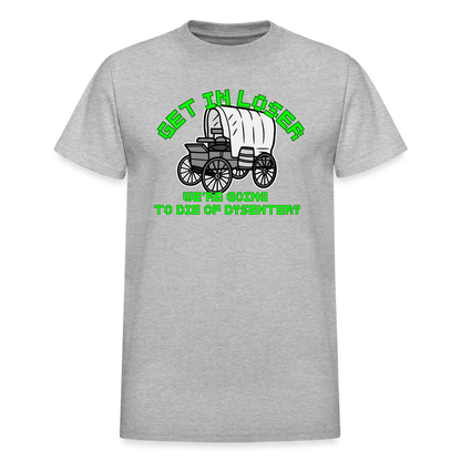 Dysentery Gildan Ultra Cotton Adult T-Shirt - heather gray