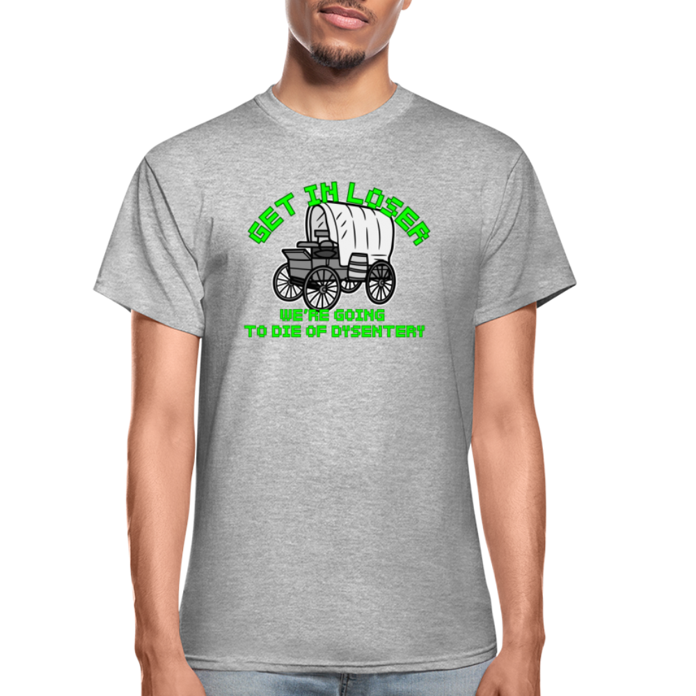 Dysentery Gildan Ultra Cotton Adult T-Shirt - heather gray