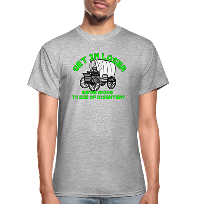 Dysentery Gildan Ultra Cotton Adult T-Shirt - heather gray