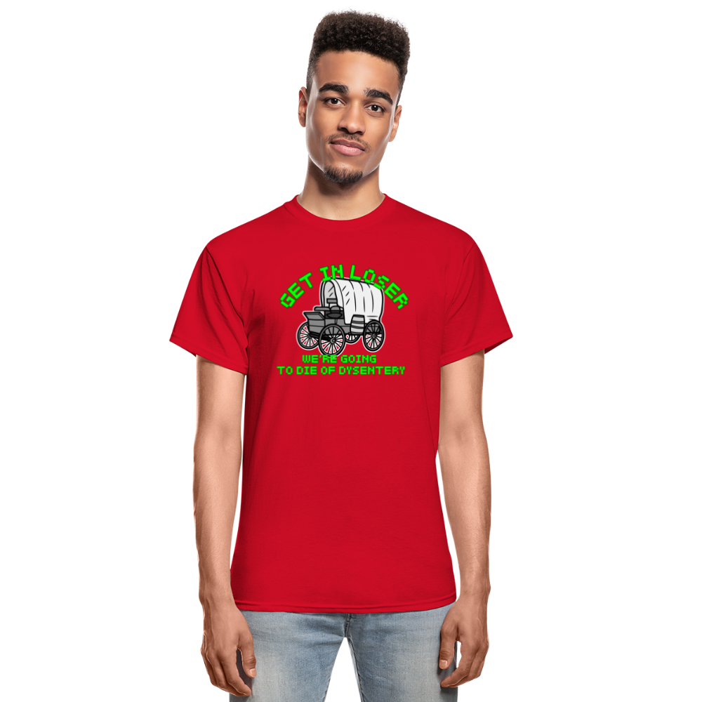 Dysentery Gildan Ultra Cotton Adult T-Shirt - red