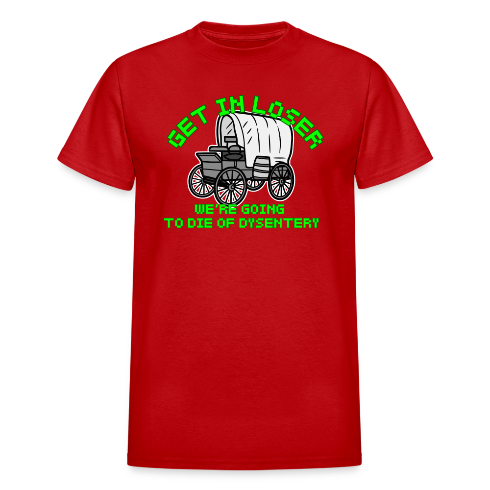 Dysentery Gildan Ultra Cotton Adult T-Shirt - red