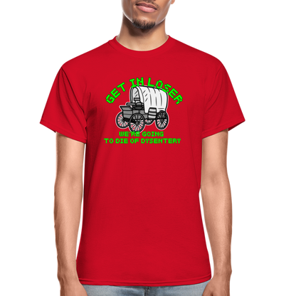 Dysentery Gildan Ultra Cotton Adult T-Shirt - red