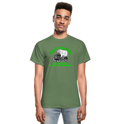 Dysentery Gildan Ultra Cotton Adult T-Shirt - military green