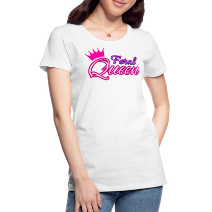Feral Queen Women’s Premium T-Shirt - white