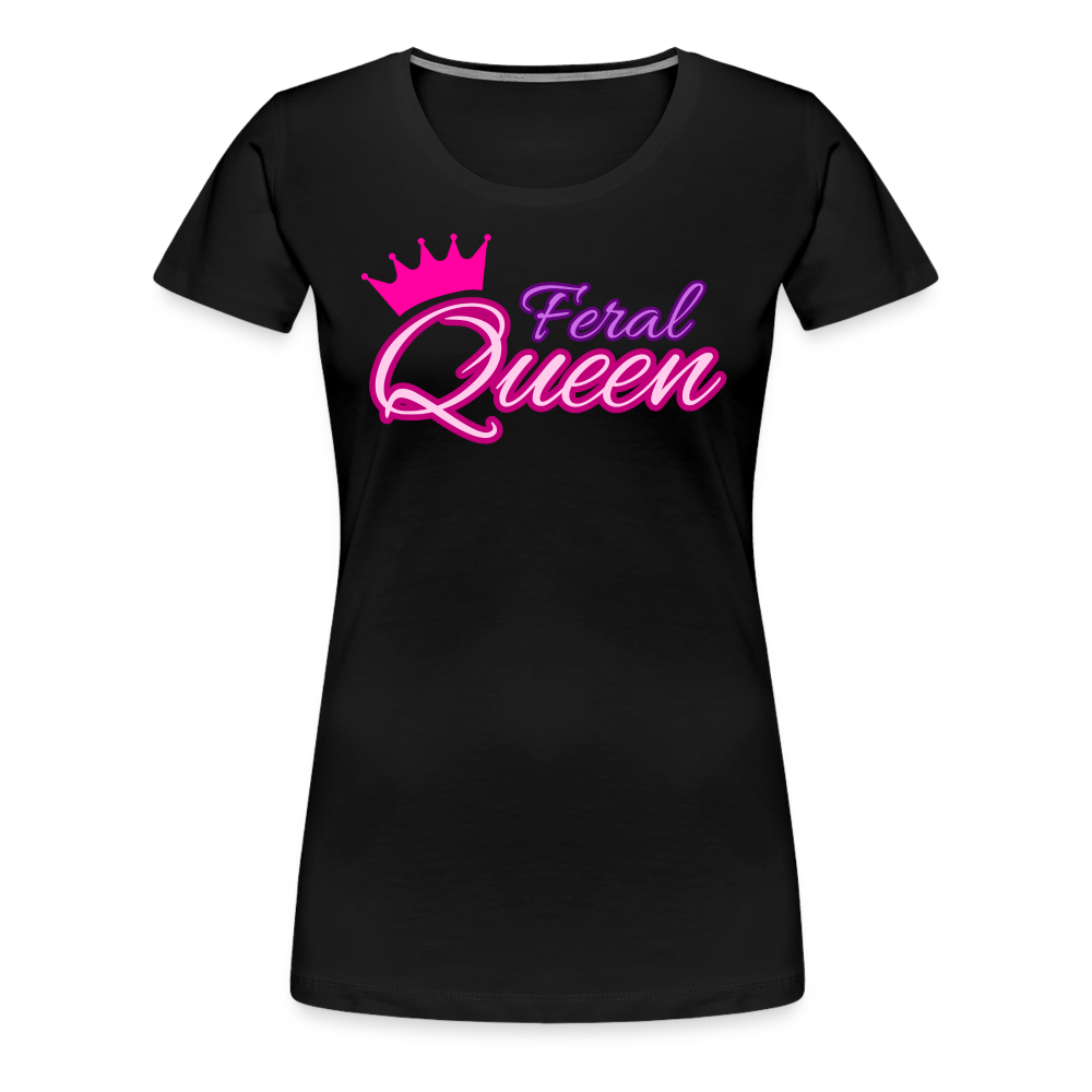 Feral Queen Women’s Premium T-Shirt - black