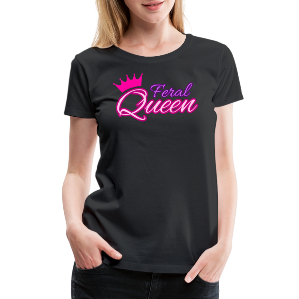 Feral Queen Women’s Premium T-Shirt - black