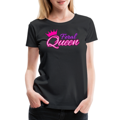Feral Queen Women’s Premium T-Shirt - black
