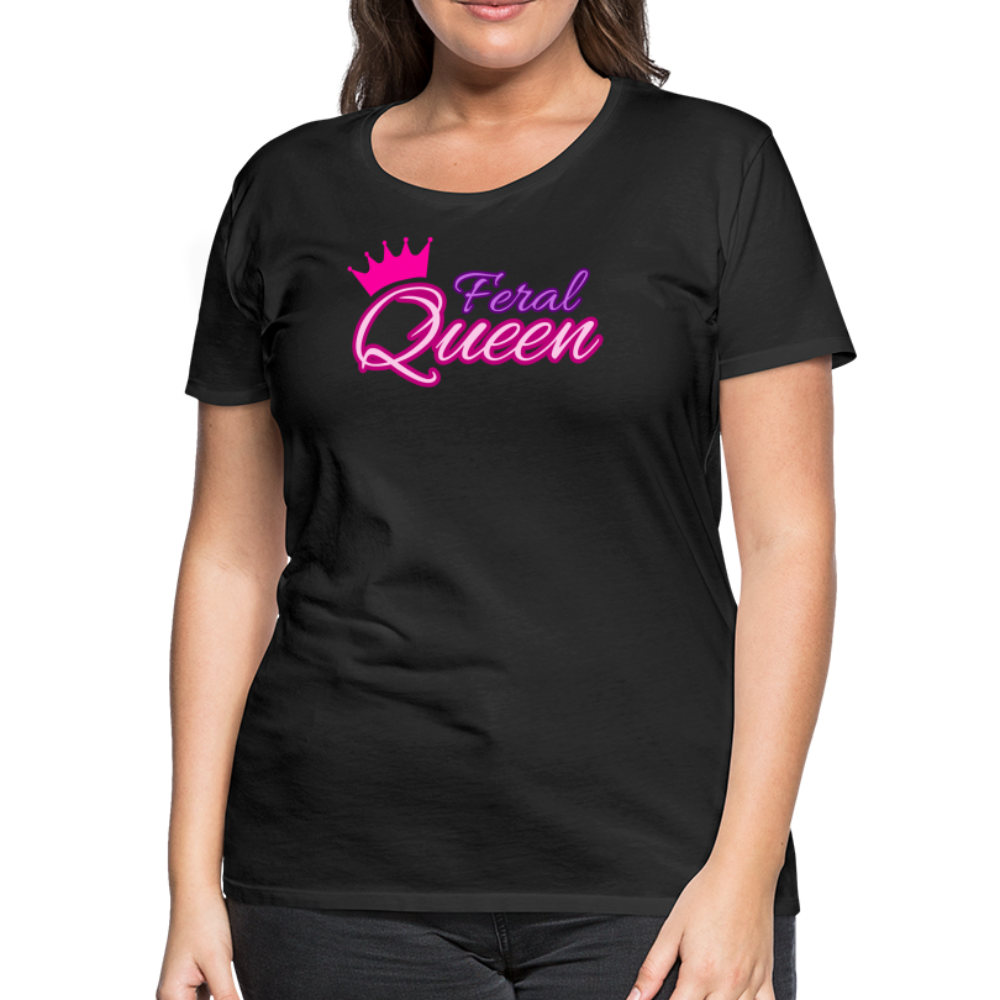 Feral Queen Women’s Premium T-Shirt - black