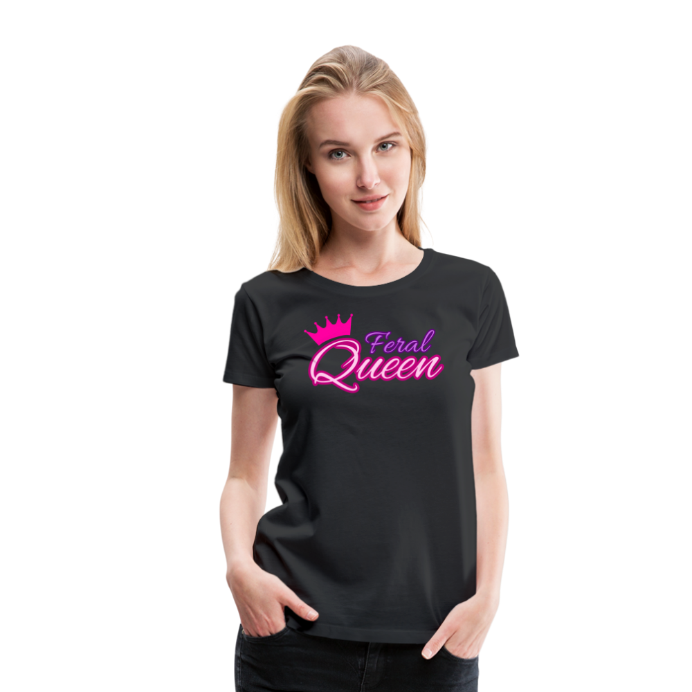 Feral Queen Women’s Premium T-Shirt - black