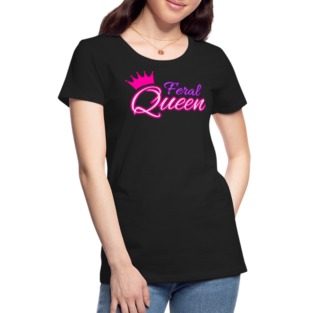 Feral Queen Women’s Premium T-Shirt - black