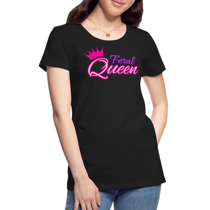 Feral Queen Women’s Premium T-Shirt - black