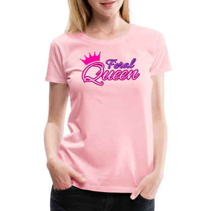 Feral Queen Women’s Premium T-Shirt - pink
