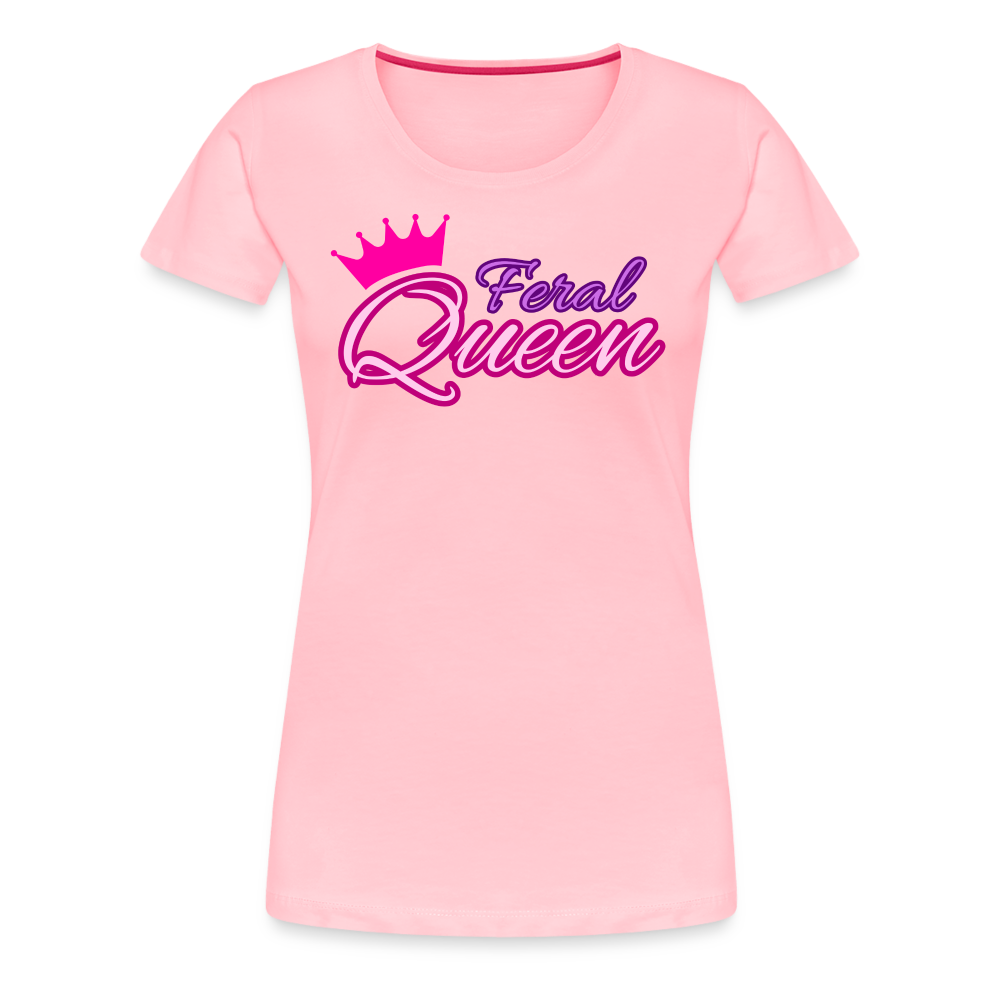 Feral Queen Women’s Premium T-Shirt - pink