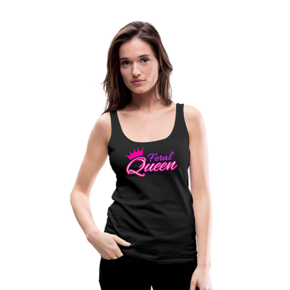Feral Queen Women’s Premium Tank Top - black
