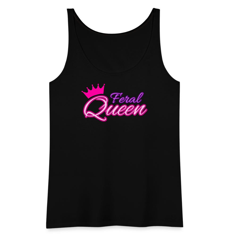 Feral Queen Women’s Premium Tank Top - black