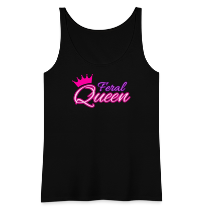 Feral Queen Women’s Premium Tank Top - black