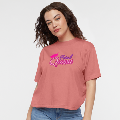 Feral Queen Women's Boxy Tee - mauve